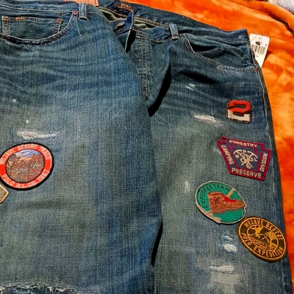 Men's Ralph Lauren Classic fit Rope Dyed Jeans. - Picture 2 of 4